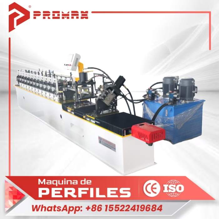 Perfiladora automática de rieles C/U