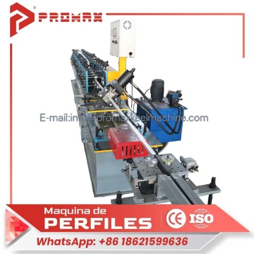 Máquina de rodillos para rieles de yeso