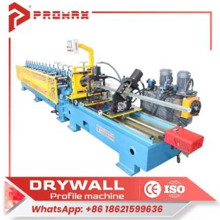 Steel stud and track roll forming machine