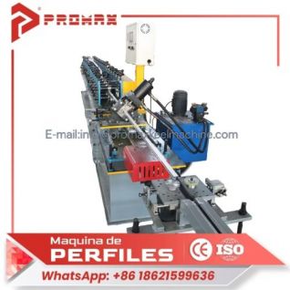 Máquina de rodillos para rieles de yeso